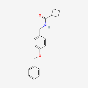 N-(4-(benzyloxy)benzyl)cyclobutanecarboxamide