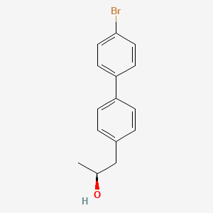 molecular formula C15H15BrO B2360685 (2S)-1-(4'-Bromobiphenyl-4-yl)propan-2-ol CAS No. 1296274-43-5