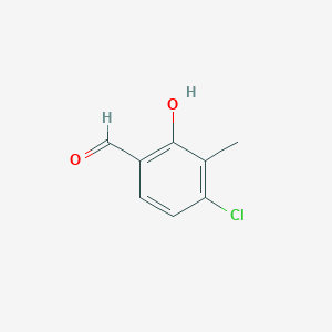 4-Chloro-2-hydroxy-3-methylbenzaldehyde