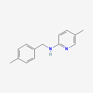 5-methyl-N-[(4-methylphenyl)methyl]pyridin-2-amine