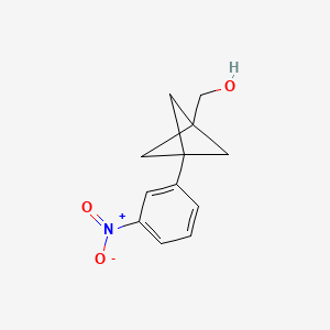 [3-(3-Nitrophenyl)-1-bicyclo[1.1.1]pentanyl]methanol