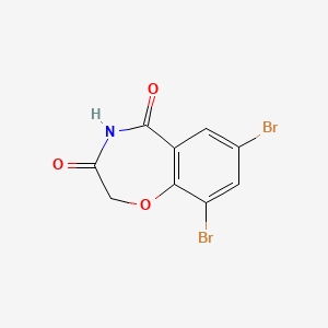 7,9-Dibromo-benzo[f][1,4]oxazepine-3,5-dione