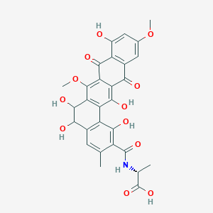 molecular formula C16H17N3.ClH B236079 Pradimicin N CAS No. 129051-64-5