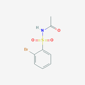 molecular formula C8H8BrNO3S B2360817 N-(2-溴苯磺酰基)乙酰胺 CAS No. 1249719-17-2