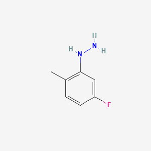 molecular formula C7H9FN2 B2360828 (5-Fluoro-2-methylphenyl)hydrazine CAS No. 2339-53-9; 325-50-8