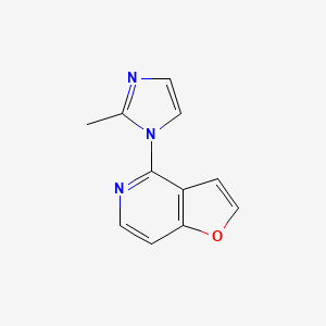 4-(2-Methylimidazol-1-yl)furo[3,2-c]pyridine