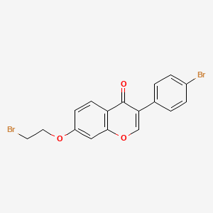 7-(2-Bromoethoxy)-3-(4-bromophenyl)chromen-4-one