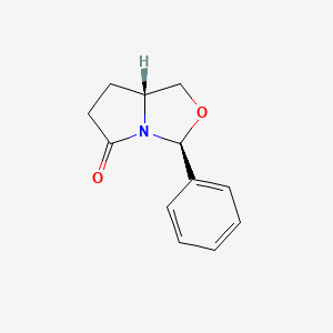 molecular formula C12H13NO2 B2360940 (3S,7AR)-3-phenyltetrahydropyrrolo[1,2-c]oxazol-5(3H)-one CAS No. 118918-76-6