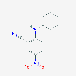 2-(Cyclohexylamino)-5-nitrobenzonitrile