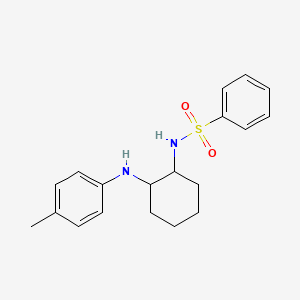 N-(2-(p-tolylamino)cyclohexyl)benzenesulfonamide