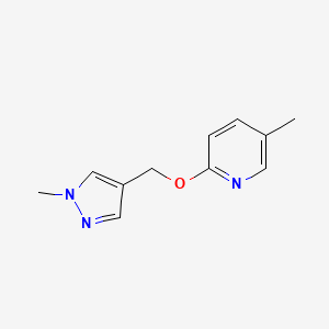 5-methyl-2-[(1-methyl-1H-pyrazol-4-yl)methoxy]pyridine