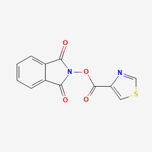 molecular formula C12H6N2O4S B2361029 (1,3-Dioxoisoindol-2-yl) 1,3-thiazole-4-carboxylate CAS No. 2248324-98-1
