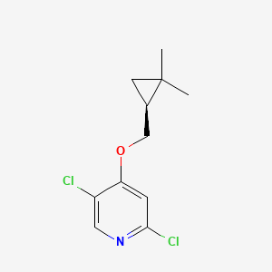 2,5-Dichloro-4-[[(1S)-2,2-dimethylcyclopropyl]methoxy]pyridine