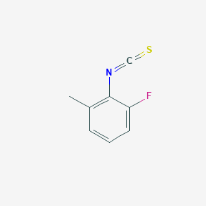 molecular formula C8H6FNS B2361047 1-fluoro-2-isothiocyanato-3-methylBenzene CAS No. 1355943-66-6