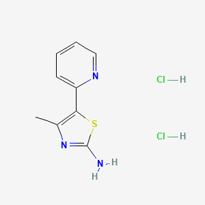 molecular formula C9H11Cl2N3S B2361208 Dihydrochlorure de 4-méthyl-5-(pyridin-2-yl)-1,3-thiazol-2-amine CAS No. 2155852-54-1