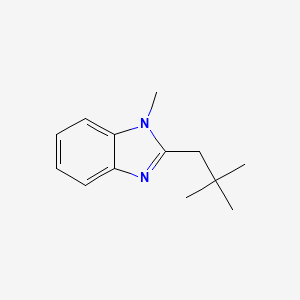 molecular formula C13H18N2 B2361352 1-methyl-2-neopentyl-1H-benzo[d]imidazole CAS No. 637324-40-4