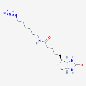 molecular formula C16H28N6O2S B2361427 6-(Biotinamido)hexylazide CAS No. 952091-45-1