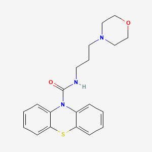 molecular formula C20H23N3O2S B2361432 N-(3-morpholin-4-ylpropyl)phenothiazine-10-carboxamide CAS No. 432515-44-1