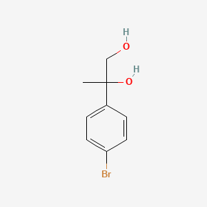 molecular formula C9H11BrO2 B2361434 2-(4-溴苯基)丙烷-1,2-二醇 CAS No. 171417-14-4