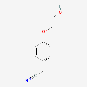 molecular formula C10H11NO2 B2361479 2-[4-(2-羟基乙氧基)苯基]乙腈 CAS No. 73864-61-6