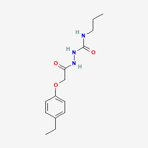 molecular formula C14H21N3O3 B2361538 1-(2-(4-Ethylphenoxy)acetyl)-4-(N-propyl)semicarbazide CAS No. 896537-32-9