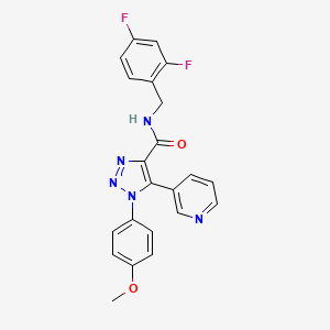 N-(4-methyl-2-{[1-methyl-3-(3-phenyl-1,2,4-oxadiazol-5-yl)-1,4,6,7-tetrahydro-5H-pyrazolo[4,3-c]pyridin-5-yl]sulfonyl}phenyl)acetamide