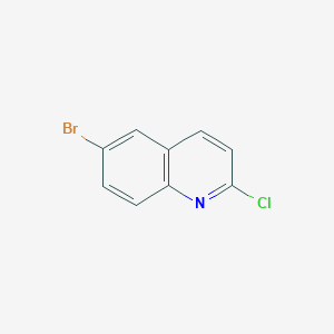 molecular formula C9H5BrClN B023617 6-溴-2-氯喹啉 CAS No. 1810-71-5