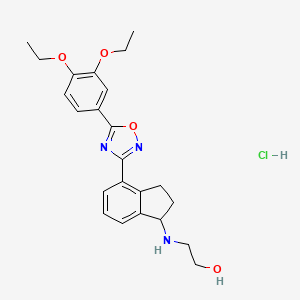 molecular formula C23H28ClN3O4 B2361747 CYM 5442 hydrochloride CAS No. 1094042-01-9; 1783987-80-3