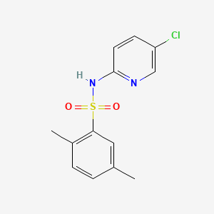 molecular formula C13H13ClN2O2S B2361753 N-(5-クロロピリジン-2-イル)-2,5-ジメチルベンゼンスルホンアミド CAS No. 898654-06-3