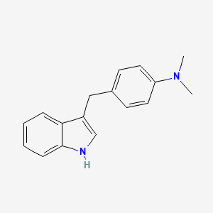 molecular formula C17H18N2 B2361788 4-(1H-吲哚-3-基甲基)-N,N-二甲基苯胺 CAS No. 31859-50-4