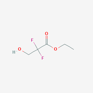 molecular formula C5H8F2O3 B2361800 Ethyl 2,2-difluoro-3-hydroxypropanoate CAS No. 380-41-6