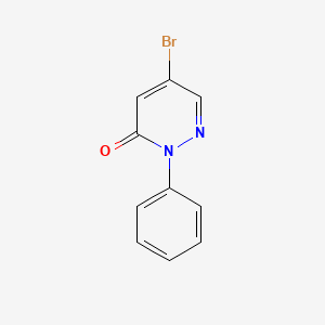 molecular formula C10H7BrN2O B2361802 5-Bromo-2-phenylpyridazin-3(2H)-one CAS No. 78636-45-0