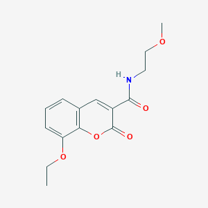 8-ethoxy-N-(2-methoxyethyl)-2-oxo-2H-chromene-3-carboxamide