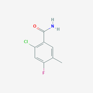 2-Chloro-4-fluoro-5-methylbenzamide