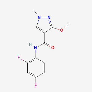 N-(2,4-difluorophenyl)-3-methoxy-1-methyl-1H-pyrazole-4-carboxamide