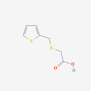 molecular formula C7H8O2S2 B2361840 [(2-噻吩基甲基)硫代]乙酸 CAS No. 49846-99-3