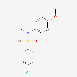 4-chloro-N-(4-methoxyphenyl)-N-methylbenzenesulfonamide