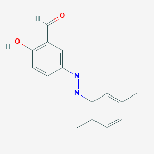 5-[(E)-(2,5-dimethylphenyl)diazenyl]-2-hydroxybenzaldehyde