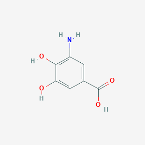 molecular formula C7H7NO4 B2361871 3-Amino-4,5-dihydroxybenzoic acid CAS No. 84211-27-8