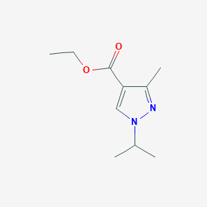 molecular formula C10H16N2O2 B2361885 ethyl 1-isopropyl-3-methyl-1H-pyrazole-4-carboxylate CAS No. 1321594-80-2