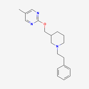 5-Methyl-2-[[1-(2-phenylethyl)piperidin-3-yl]methoxy]pyrimidine