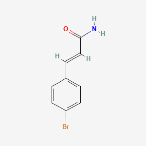 molecular formula C9H8BrNO B2361894 3-(4-Bromophenyl)acrylamide CAS No. 130973-06-7; 27318-06-5