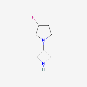 1-(Azetidin-3-yl)-3-fluoropyrrolidine