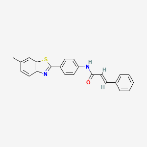 N-((3,4-Dimethoxyphenyl)methyl)-3-phenylprop-2-enamide