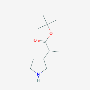 Tert-butyl 2-pyrrolidin-3-ylpropanoate
