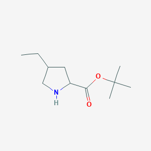 Tert-butyl 4-ethylpyrrolidine-2-carboxylate