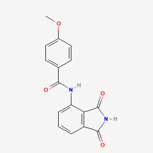 N-(1,3-dioxoisoindolin-4-yl)-4-methoxybenzamide