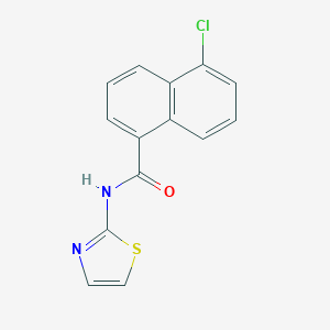 5-chloro-N-(1,3-thiazol-2-yl)-1-naphthamide