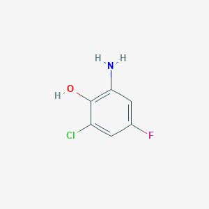 2-Amino-6-chloro-4-fluorophenol