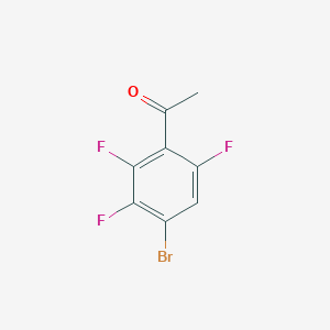 1-(4-Bromo-2,3,6-trifluorophenyl)ethan-1-one